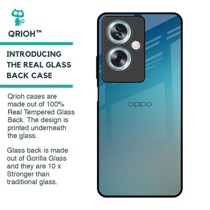 Sea Theme Gradient Glass Case for Oppo A79 5G