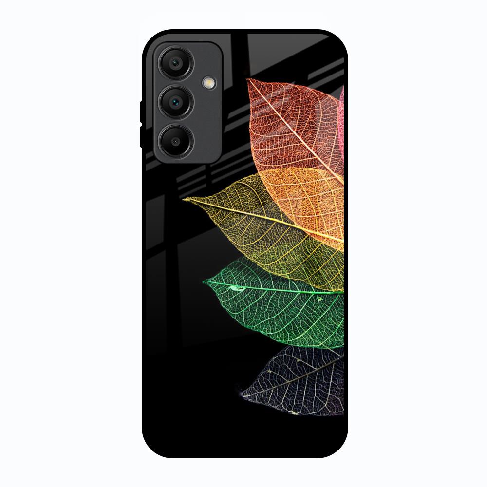 Colorful Leaves Samsung Galaxy A15 5G Glass Back Cover Online