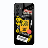 Danger Signs Samsung Galaxy A15 5G Glass Back Cover Online