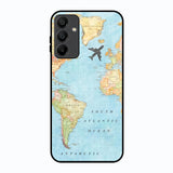 Travel Map Samsung Galaxy A15 5G Glass Back Cover Online