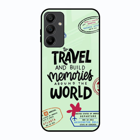 Travel Stamps Samsung Galaxy A15 5G Glass Back Cover Online