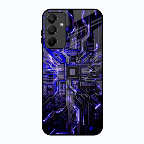 Techno Color Pattern Samsung Galaxy A15 5G Glass Back Cover Online