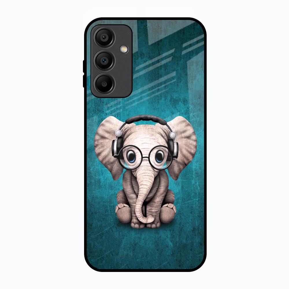 Adorable Baby Elephant Samsung Galaxy A15 5G Glass Back Cover Online