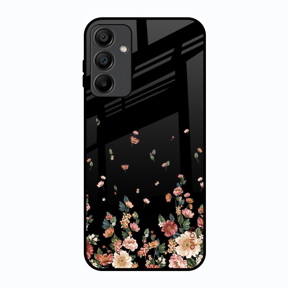 Floating Floral Print Samsung Galaxy A15 5G Glass Back Cover Online