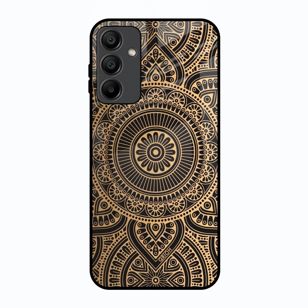 Luxury Mandala Samsung Galaxy A15 5G Glass Back Cover Online