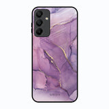 Purple Gold Marble Samsung Galaxy A15 5G Glass Back Cover Online