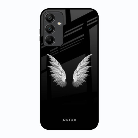 White Angel Wings Samsung Galaxy A15 5G Glass Back Cover Online