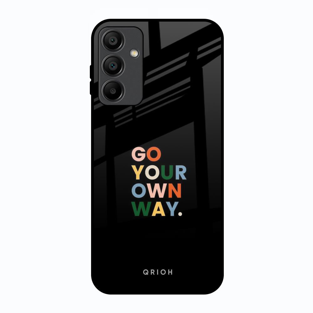 Go Your Own Way Samsung Galaxy A15 5G Glass Back Cover Online