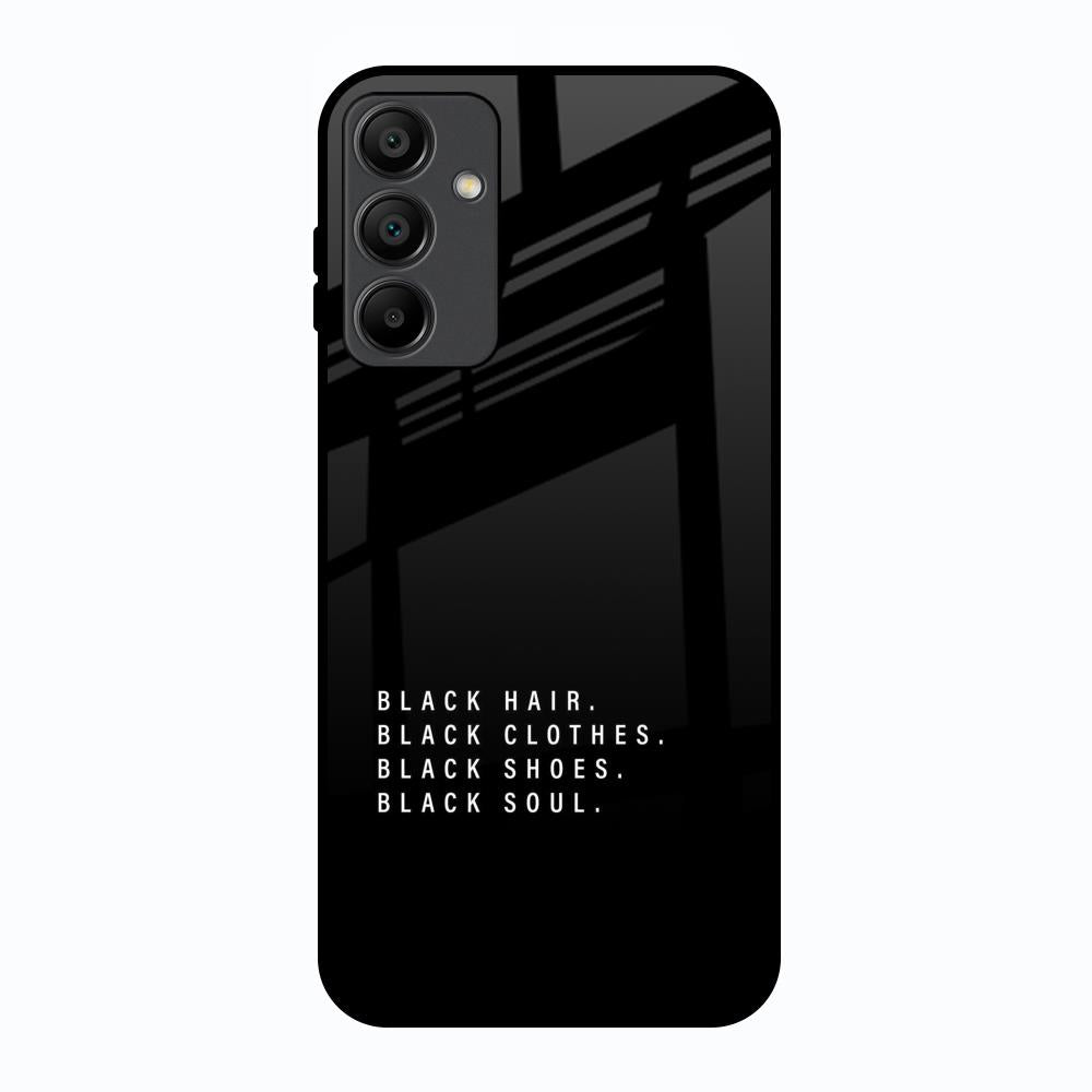 Black Soul Samsung Galaxy A15 5G Glass Back Cover Online