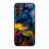 Multicolor Oil Painting Samsung Galaxy A15 5G Glass Back Cover Online