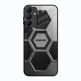 Hexagon Style Samsung Galaxy A15 5G Glass Back Cover Online
