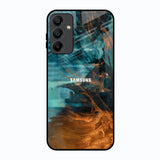 Golden Splash Samsung Galaxy A15 5G Glass Back Cover Online