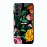 Flowers & Butterfly Samsung Galaxy A15 5G Glass Back Cover Online