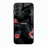 Tropical Art Flower Samsung Galaxy A15 5G Glass Back Cover Online