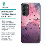 Space Doodles Glass Case for Samsung Galaxy A15 5G