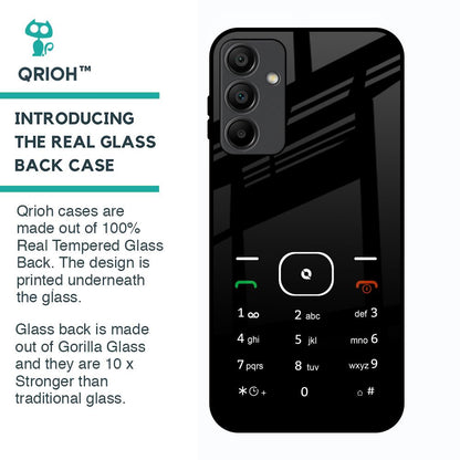 Classic Keypad Pattern Glass Case for Samsung Galaxy A15 5G