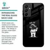 Peace Out Astro Glass Case for Samsung Galaxy A15 5G