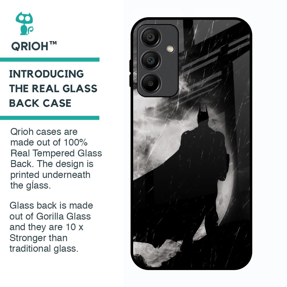 Dark Warrior Hero Glass Case for Samsung Galaxy A15 5G