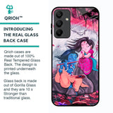 Radha Krishna Art Glass Case for Samsung Galaxy A15 5G
