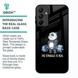Real Struggle Glass Case for Samsung Galaxy A15 5G