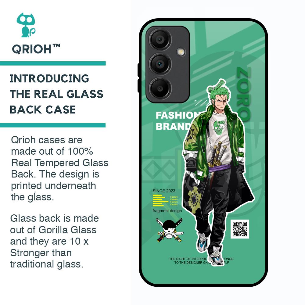 Zoro Bape Glass Case for Samsung Galaxy A15 5G