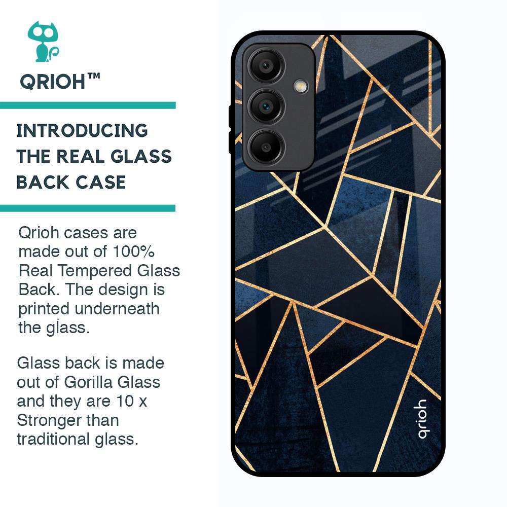 Abstract Tiles Glass Case for Samsung Galaxy A15 5G