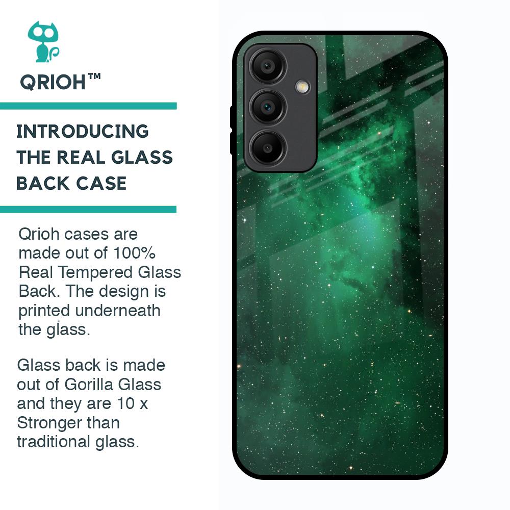 Emerald Firefly Glass Case For Samsung Galaxy A15 5G