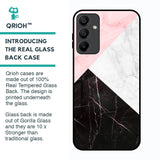 Marble Collage Art Glass Case For Samsung Galaxy A15 5G