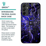 Techno Color Pattern Glass Case For Samsung Galaxy A15 5G