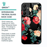Floral Bunch Glass Case For Samsung Galaxy A15 5G