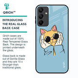 Adorable Cute Kitty Glass Case For Samsung Galaxy A15 5G