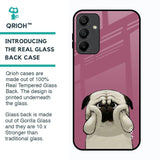 Funny Pug Face Glass Case For Samsung Galaxy A15 5G