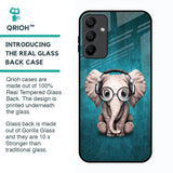 Adorable Baby Elephant Glass Case For Samsung Galaxy A15 5G