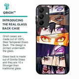 Anime Eyes Glass Case for Samsung Galaxy A15 5G