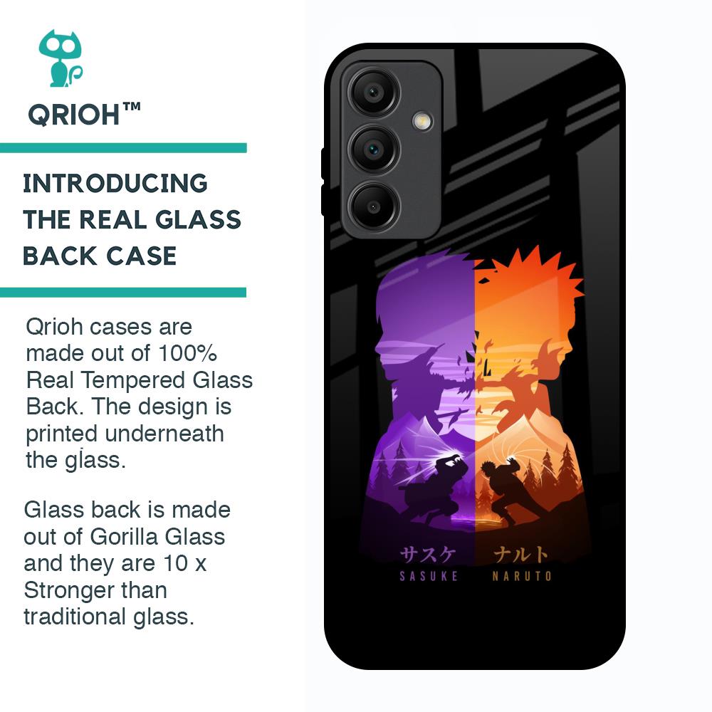 Minimalist Anime Glass Case for Samsung Galaxy A15 5G