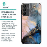 Marble Ink Abstract Glass Case for Samsung Galaxy A15 5G