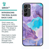 Alcohol ink Marble Glass Case for Samsung Galaxy A15 5G