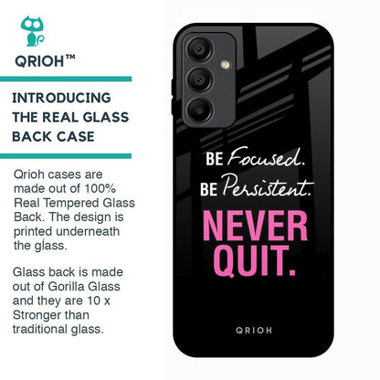 Be Focused Glass Case for Samsung Galaxy A15 5G