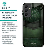 Green Leather Glass Case for Samsung Galaxy A15 5G