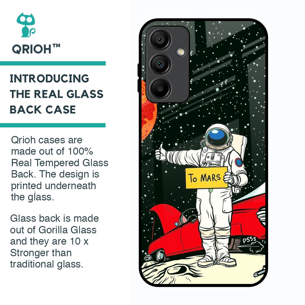 Astronaut on Mars Glass Case for Samsung Galaxy A15 5G