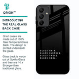 Black Soul Glass Case for Samsung Galaxy A15 5G