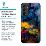 Multicolor Oil Painting Glass Case for Samsung Galaxy A15 5G