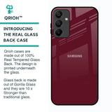 Classic Burgundy Glass Case for Samsung Galaxy A15 5G