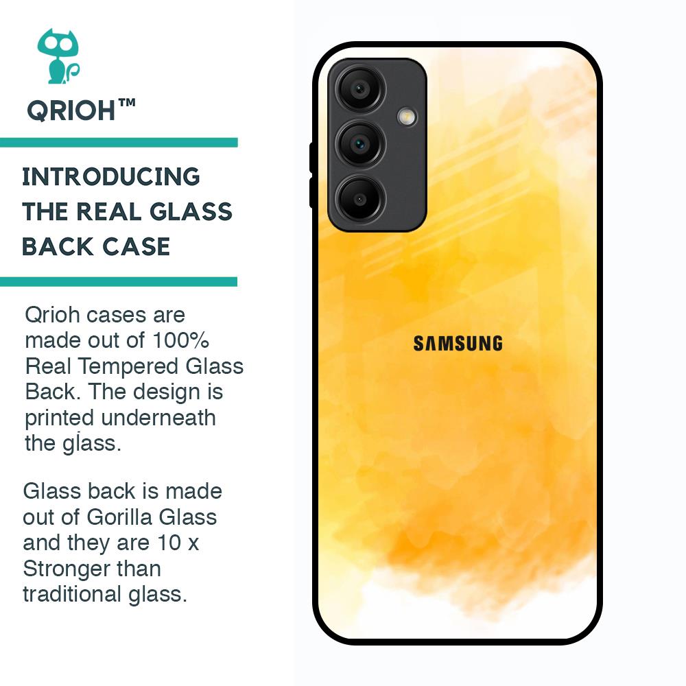 Rustic Orange Glass Case for Samsung Galaxy A15 5G