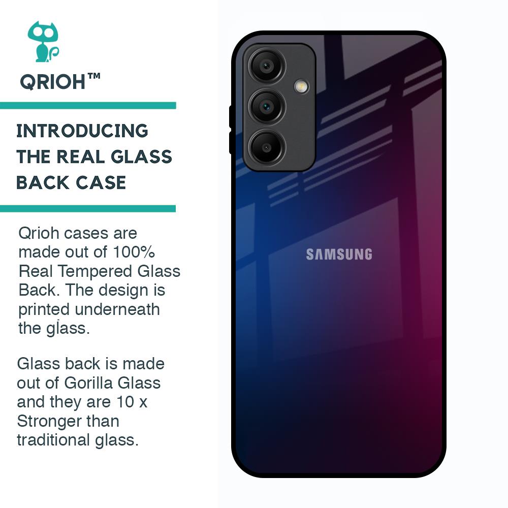 Mix Gradient Shade Glass Case For Samsung Galaxy A15 5G
