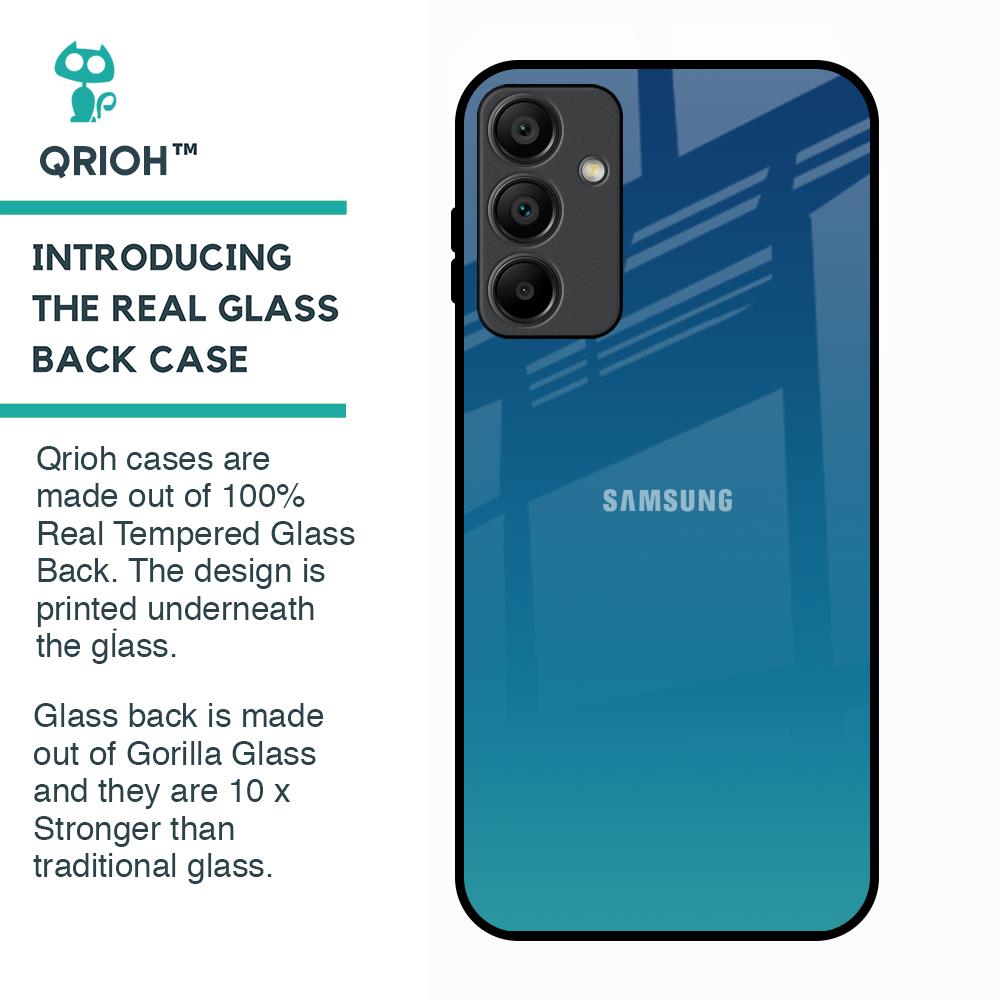 Celestial Blue Glass Case For Samsung Galaxy A15 5G