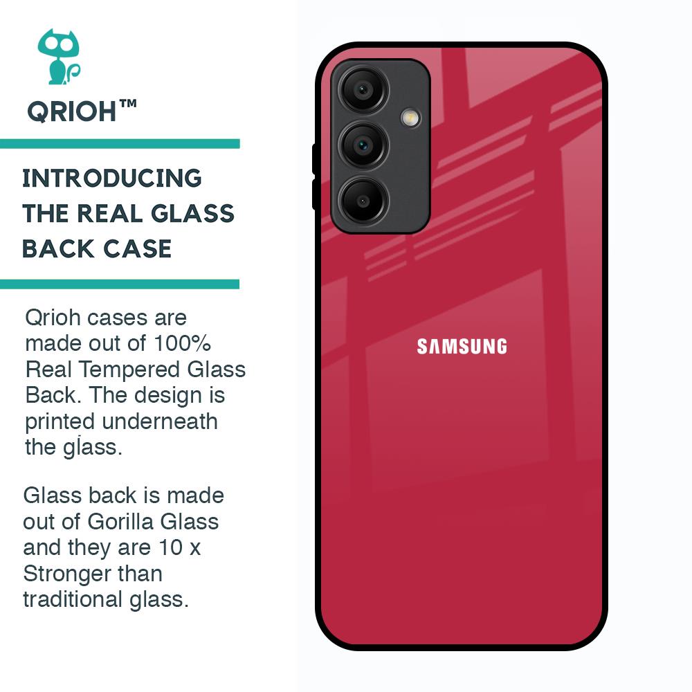 Solo Maroon Glass case for Samsung Galaxy A15 5G