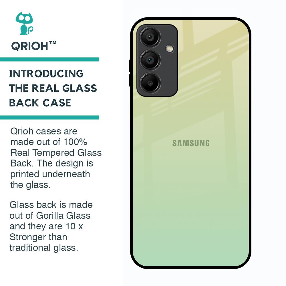Mint Green Gradient Glass Case for Samsung Galaxy A15 5G