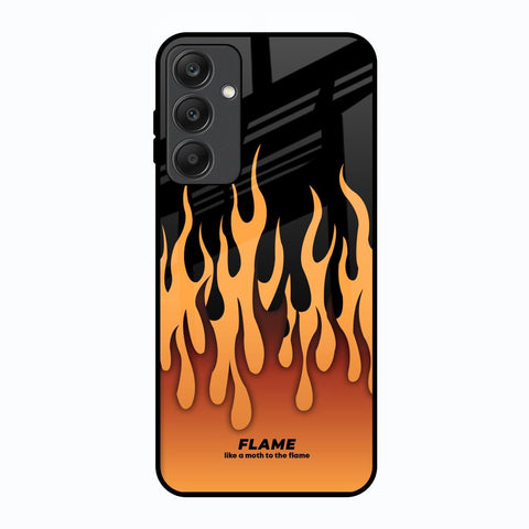 Fire Flame Samsung Galaxy A25 5G Glass Back Cover Online