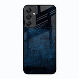 Dark Blue Grunge Samsung Galaxy A25 5G Glass Back Cover Online